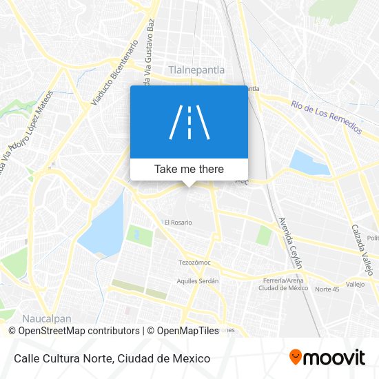 Mapa de Calle Cultura Norte