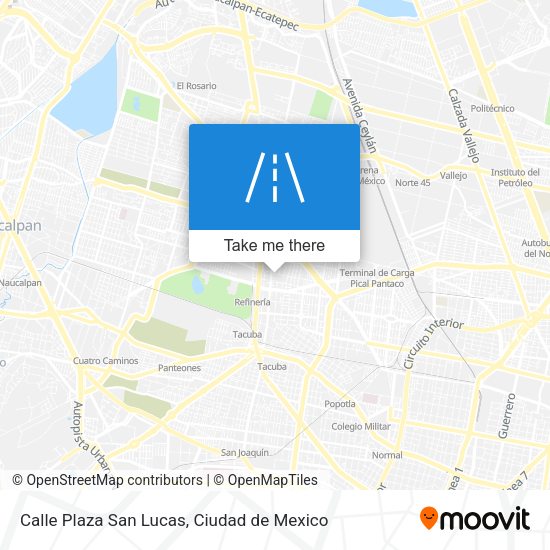 Mapa de Calle Plaza San Lucas