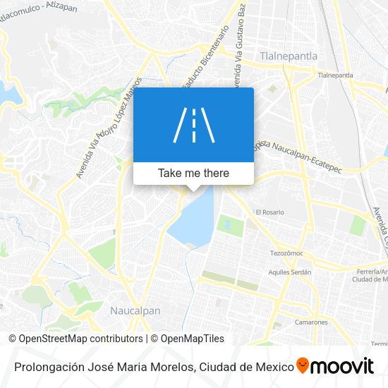 Prolongación José Maria Morelos map