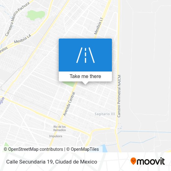 Mapa de Calle Secundaria 19