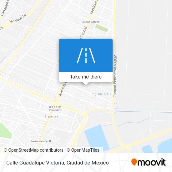 Calle Guadalupe Victoria map