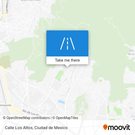 Mapa de Calle Los Altos
