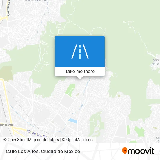 Calle Los Altos map