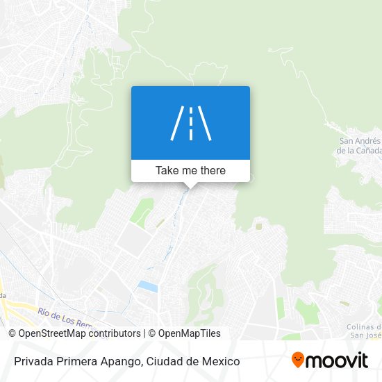 Mapa de Privada Primera Apango