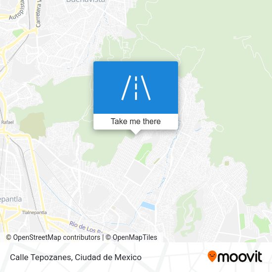 Mapa de Calle Tepozanes