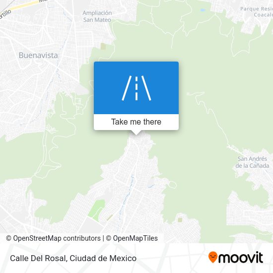 Mapa de Calle Del Rosal