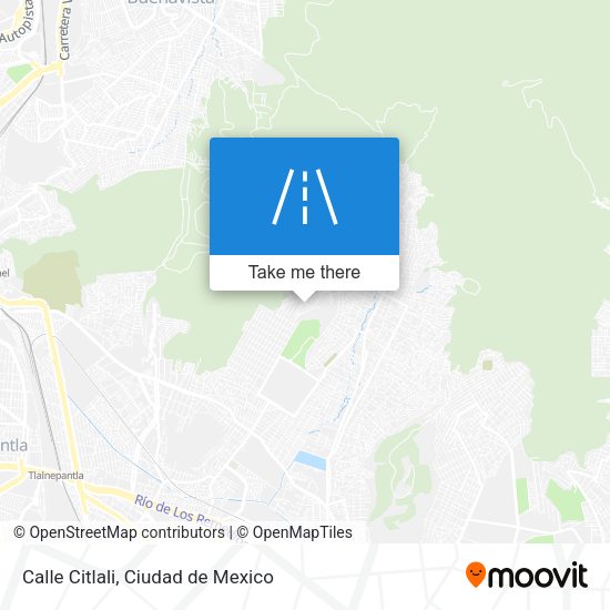 Mapa de Calle Citlali