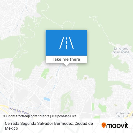 Cerrada Segunda Salvador Bermúdez map