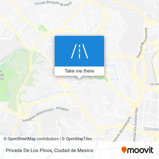 Privada De Los Pinos map