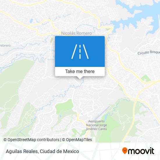 Aguilas Reales map