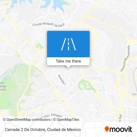 Cerrada 2 De Octubre map