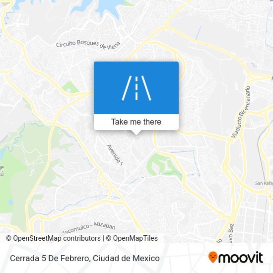 Cerrada 5 De Febrero map