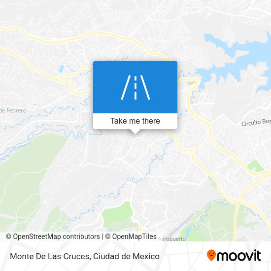 Mapa de Monte De Las Cruces