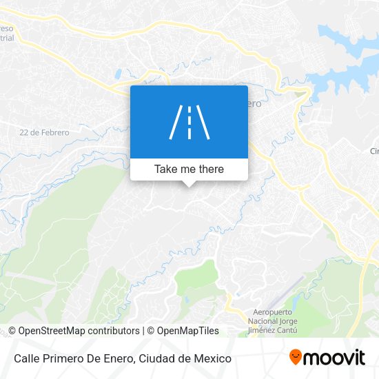 Mapa de Calle Primero De Enero