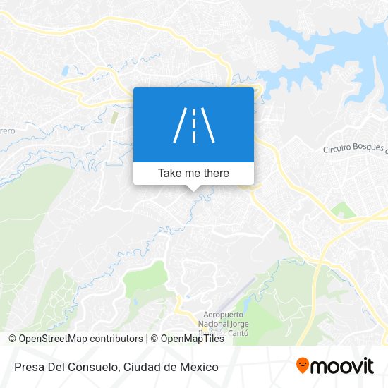 Presa Del Consuelo map