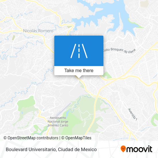 Mapa de Boulevard Universitario