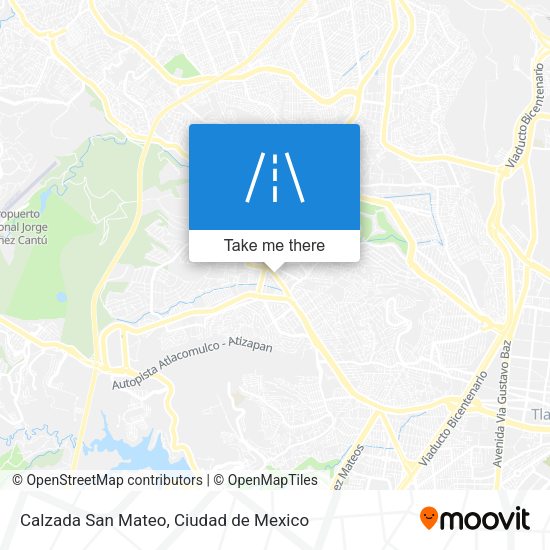 Calzada San Mateo map