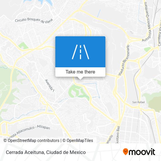 Mapa de Cerrada Aceituna