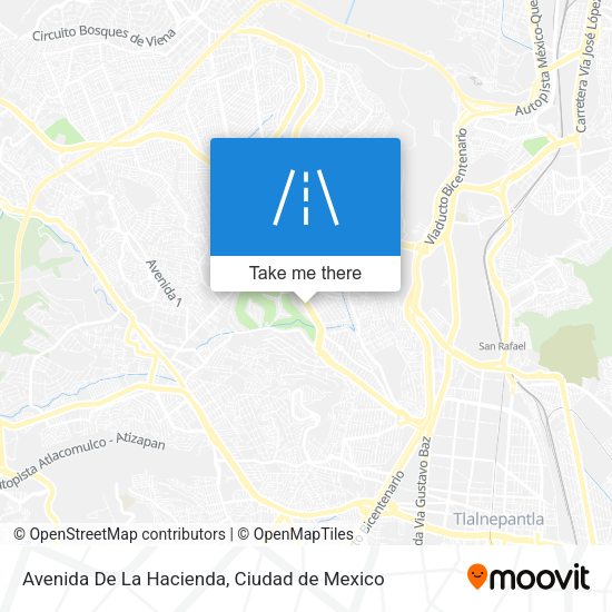 Mapa de Avenida De La Hacienda