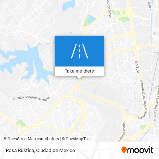 Rosa Rústica map