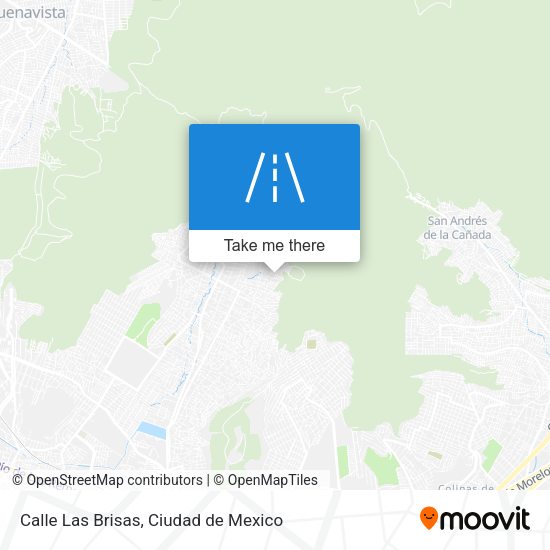 Calle Las Brisas map
