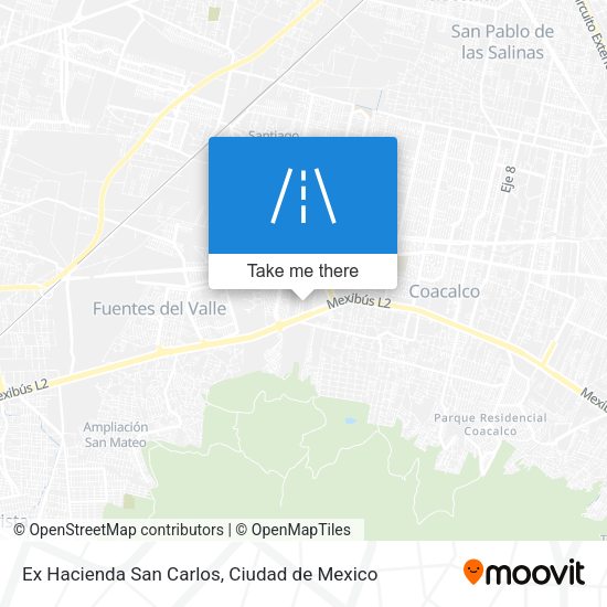 Ex Hacienda San Carlos map