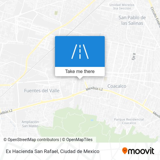 Ex Hacienda San Rafael map