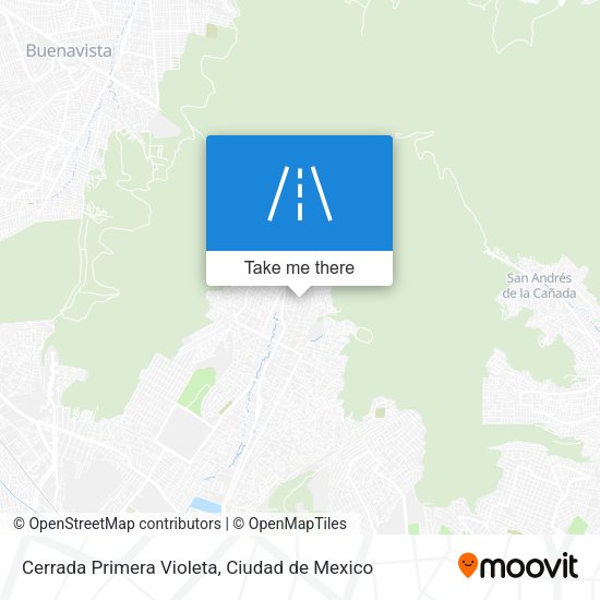 Cerrada Primera Violeta map