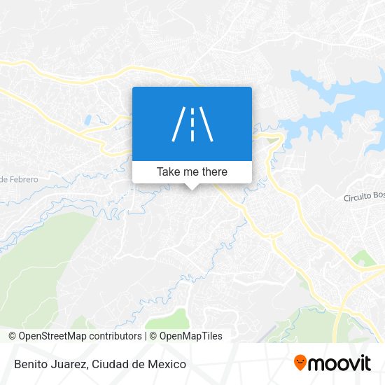 Benito Juarez map