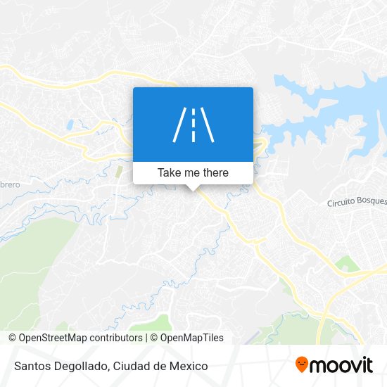 Santos Degollado map