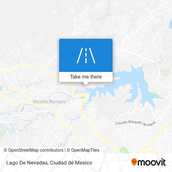 Mapa de Lago De Nevadas