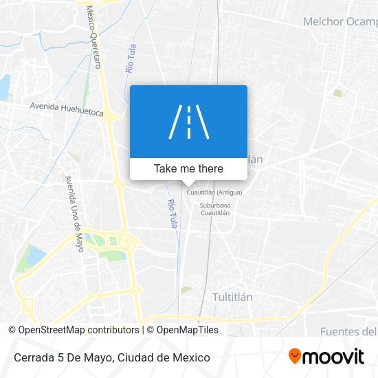 Mapa de Cerrada 5 De Mayo