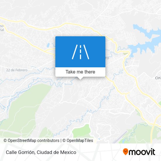 Mapa de Calle Gorrión