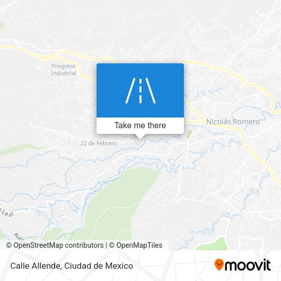 Calle Allende map