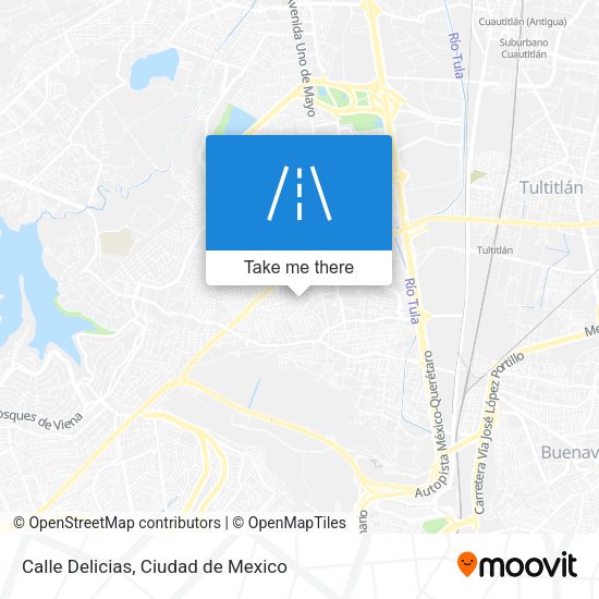 Calle Delicias map