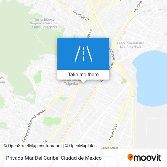 Privada Mar Del Caribe map