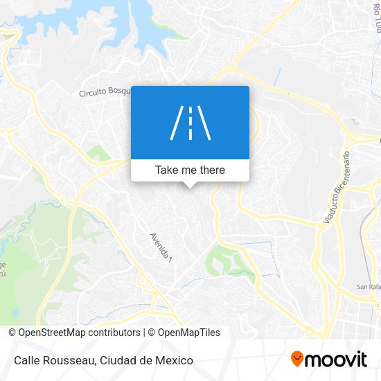 Calle Rousseau map