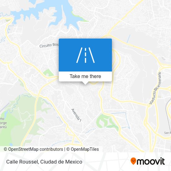 Calle Roussel map