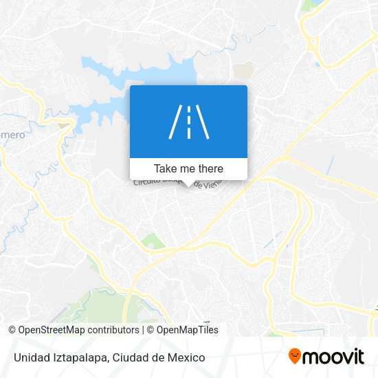 Unidad Iztapalapa map