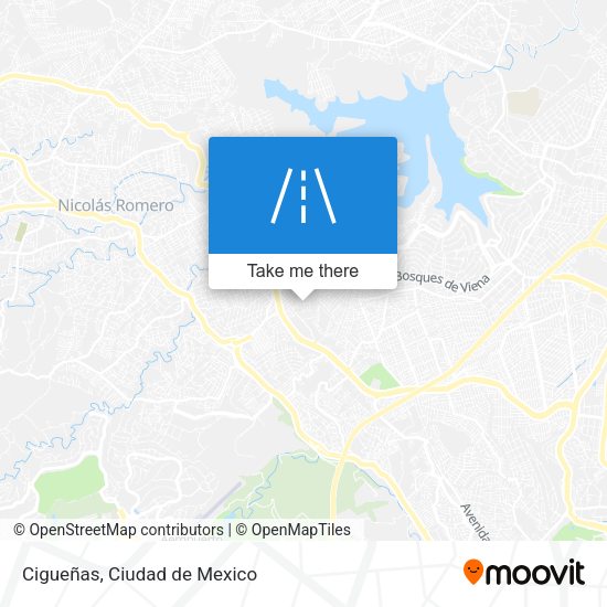 Cigueñas map