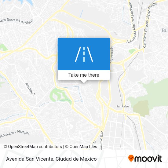 Mapa de Avenida San Vicente
