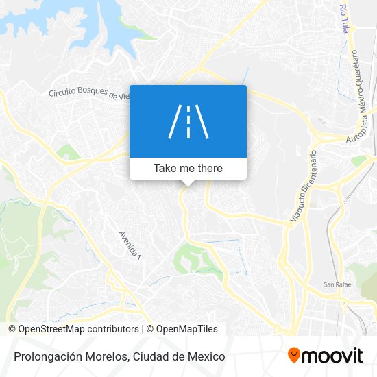 Prolongación Morelos map