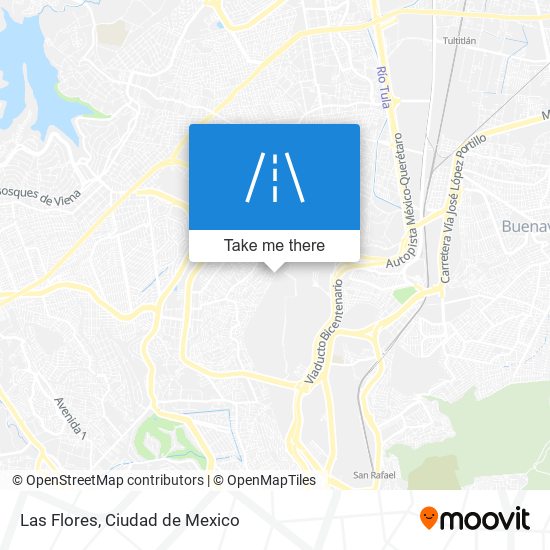 Mapa de Las Flores