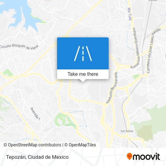 Mapa de Tepozán