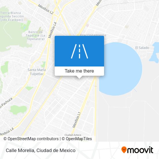 Mapa de Calle Morelia
