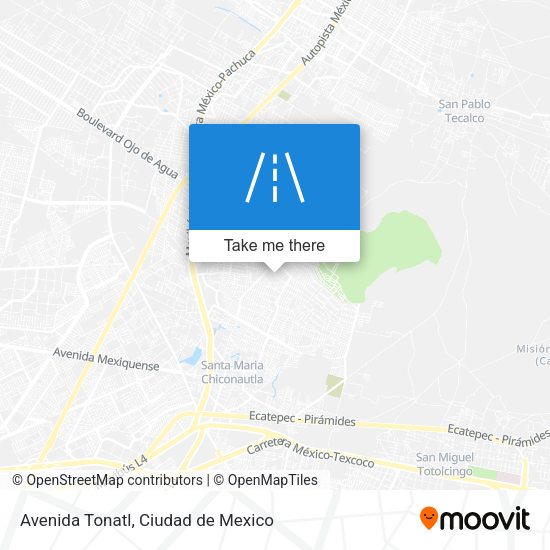 Mapa de Avenida Tonatl