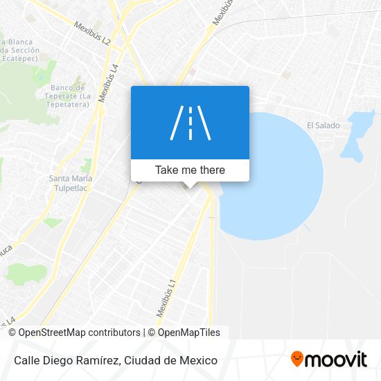 Mapa de Calle Diego Ramírez