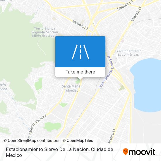 Estacionamiento Siervo De La Nación map