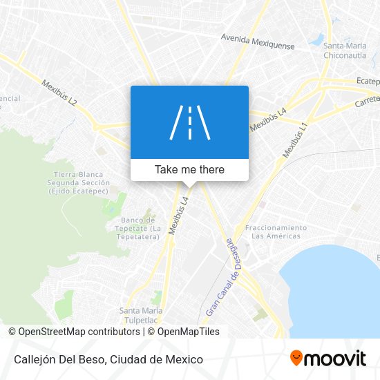Callejón Del Beso map