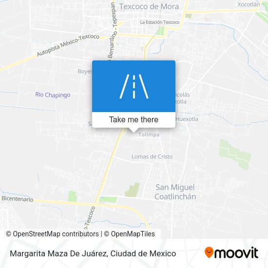 Margarita Maza De Juárez map